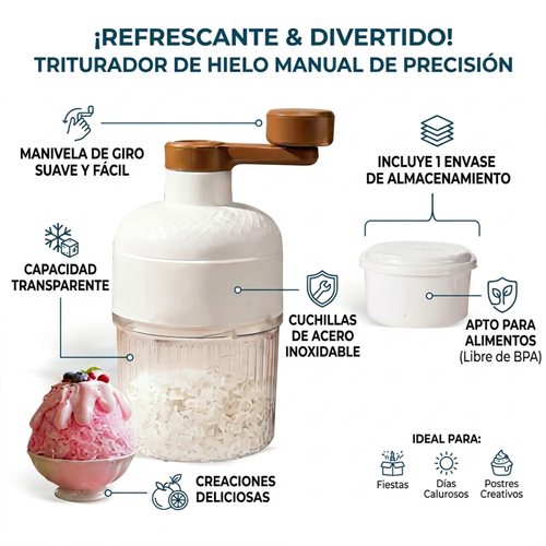 Trituradora de Hielo Portátil